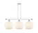 Ballston LED Island Pendant in White Polished Chrome (405|516-3I-WPC-G651-12-LED)