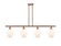 Ballston Four Light Island Pendant in Antique Copper (405|516-4I-AC-G651-8)