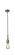 Franklin Restoration One Light Mini Pendant in Matte Black (405|206-BK)