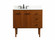 Cyrus Single Bathroom Vanity in Teak (173|VF48036MTK-BS)
