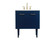 Cyrus Single Bathroom Vanity in Blue (173|VF48030MBL)