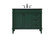 Bennett Single Bathroom Vanity in Green (173|VF31842GN)