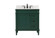 Bennett Single Bathroom Vanity in green (173|VF31832GN-BS)
