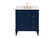 Bennett Single Bathroom Vanity in Blue (173|VF31832BL-BS)