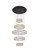 Monroe LED Chandelier in Black (173|3503G5LBK)