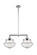 Franklin Restoration Two Light Island Pendant in Polished Chrome (405|209-PC-G544)