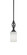 Eleganté One Light Mini Pendant in Matte Black (200|80-MB-310)