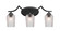 Zilo Three Light Bath Bar in Matte Black (200|553-MB-4250)