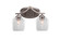 Zilo Two Light Bath Bar in Graphite (200|552-GP-4810)