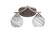 Zilo Two Light Bathroom Lighting in Graphite (200|552-GP-4109)