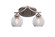 Zilo Two Light Bath Bar in Graphite (200|552-GP-4102)