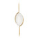 Lapis LED Wall Sconce in Vintage Brass (68|336-01-VB)