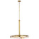 Covet LED Chandelier in Antique-Burnished Brass and Alabaster (268|KW 5140AB/ALB)