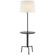 Tavlian LED Floor Lamp in Aged Iron and Gray Marble (268|KW 1900AI/GYM-L)