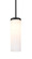 Friz LED Pendant in Black (74|1TT-FRIZOG-LED-BK)