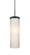 Friz One Light Pendant in Black (74|1JC-FRIZLN-BK)