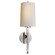 Edie One Light Wall Sconce in Polished Nickel (268|TOB 2740PN-L)