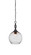 Eleganté One Light Pendant in Matte Black (200|82-MB-4678)