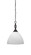 Eleganté One Light Pendant in Matte Black (200|82-MB-4631)