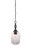 Eleganté One Light Pendant in Matte Black (200|82-MB-4460)