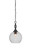 Eleganté One Light Pendant in Matte Black (200|82-MB-4370)