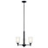 Shailene Three Light Mini Chandelier in Black (12|43670BK)
