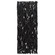 Gathered Teak Wall Decor in Black (52|04331)