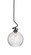 Capri One Light Pendant in Matte Black (200|900-MB-4372)