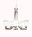Paramount Five Light Chandelier in Brushed Nickel (200|3405-BN-4021)