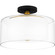 Rowland Two Light Semi Flush Mount in Matte Black (10|ROW1714MBK)