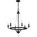 Adelaide Six Light Chandelier in Matte Black (10|ADL5026MBK)