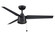 PC/DC NL 52''Ceiling Fan in Black (26|FPD7617BLW)