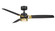 Amped 52'' Ceiling Fan in Black (26|FP7634BLBS)