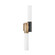 Koa Two Light Wall Sconce in Patina Brass (67|B8625-PBR/SBK)