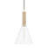 Besa One Light Pendant in Aged Brass (428|H622701S-AGB)