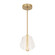 Mulberry LED Pendant in Brushed Gold/Light Guide (347|PD62511-BG/LG)