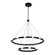 Rezz LED Chandelier in Black (347|CH63436-BK)