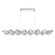 Pebble LED Linear Suspension in Classic Silver (404|PLB0079-48-CS-PC-CA1-L3)