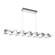 Pebble LED Linear Suspension in Classic Silver (404|PLB0079-48-CS-PC-CA1-L1)