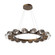 Pebble LED Chandelier in Flat Bronze (404|CHB0079-36-FB-PC-CA1-L3)