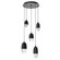 Pebble LED Pendant in Matte Black (404|CHB0079-05-MB-PC-C01-L1)