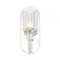 Lucian One Light Vanity in Clear Crystal/Polished Nickel (452|WV338101PNCC)