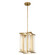 Sabre LED Pendant in Ribbed Glass/Vintage Brass (452|PD339415VBCR)