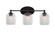 Capri Three Light Bath Bar in Matte Black (200|5913-MB-4810)
