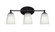 Capri Three Light Bathroom Lighting in Matte Black (200|5913-MB-460)