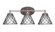 Capri Three Light Bathroom Lighting in Brushed Nickel (200|5913-BN-9185)