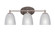 Capri Three Light Bathroom Lighting in Brushed Nickel (200|5913-BN-500)