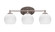 Capri Three Light Bathroom Lighting in Brushed Nickel (200|5913-BN-4101)