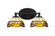 Capri Two Light Bath Bar in Matte Black (200|5912-MB-9975)