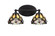 Capri Two Light Bathroom Lighting in Matte Black (200|5912-MB-9435)